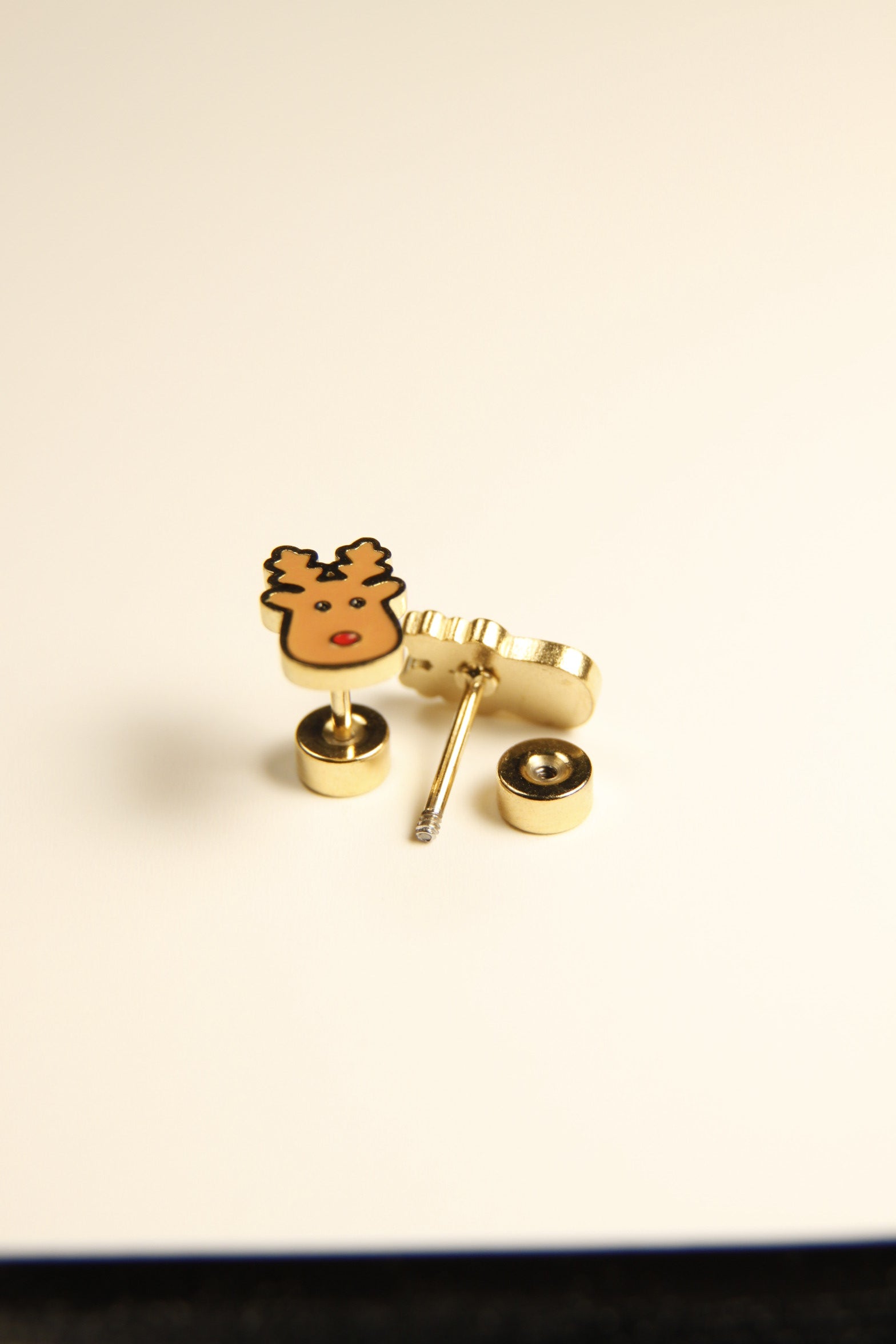 Christmas Reindeer Gift Stud Earrings