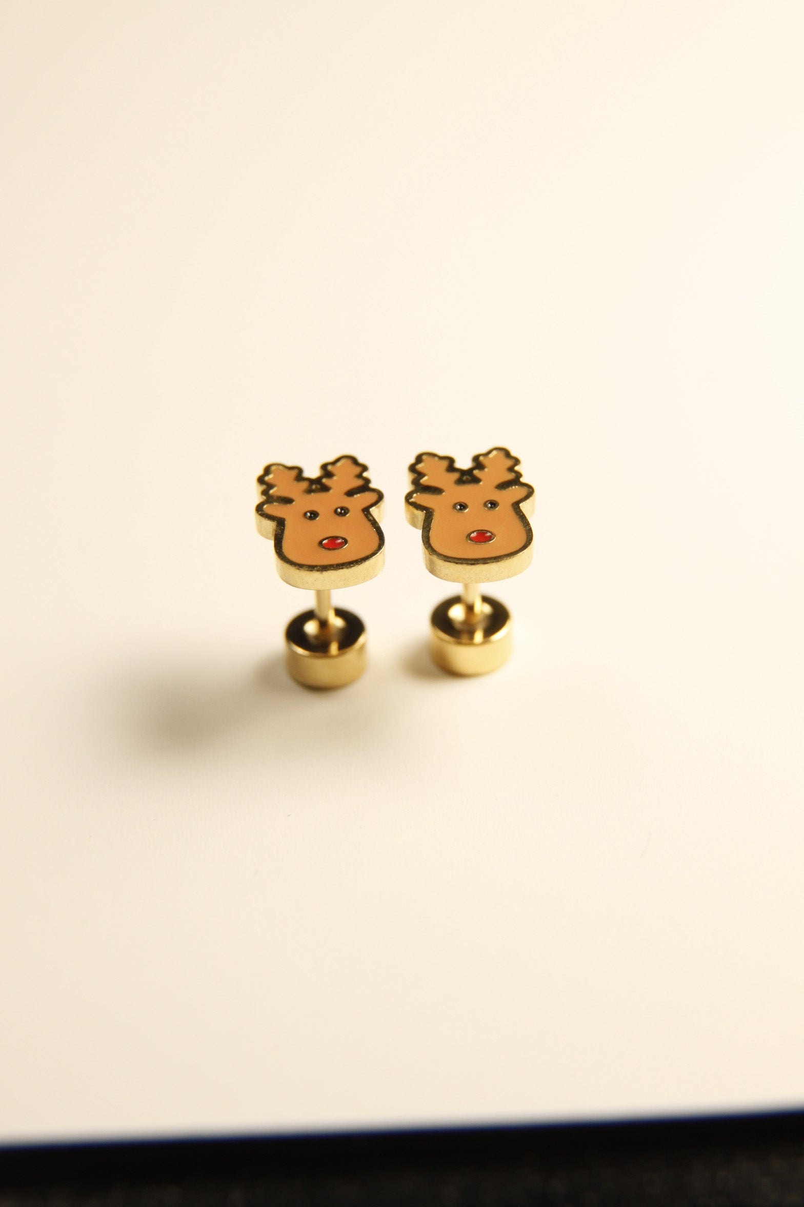 Christmas Reindeer Gift Stud Earrings