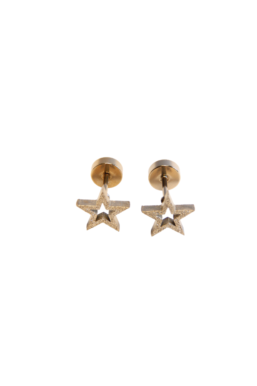 Gold Star Stud Earrings | Minimalist Everyday Jewelry