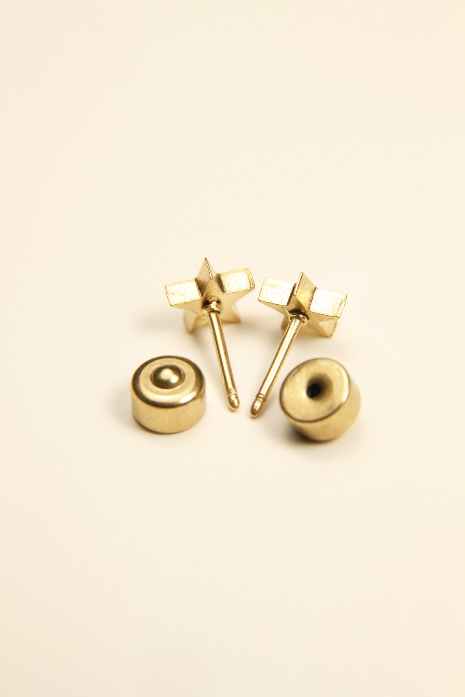 Mini Gold Star Stud Earrings
