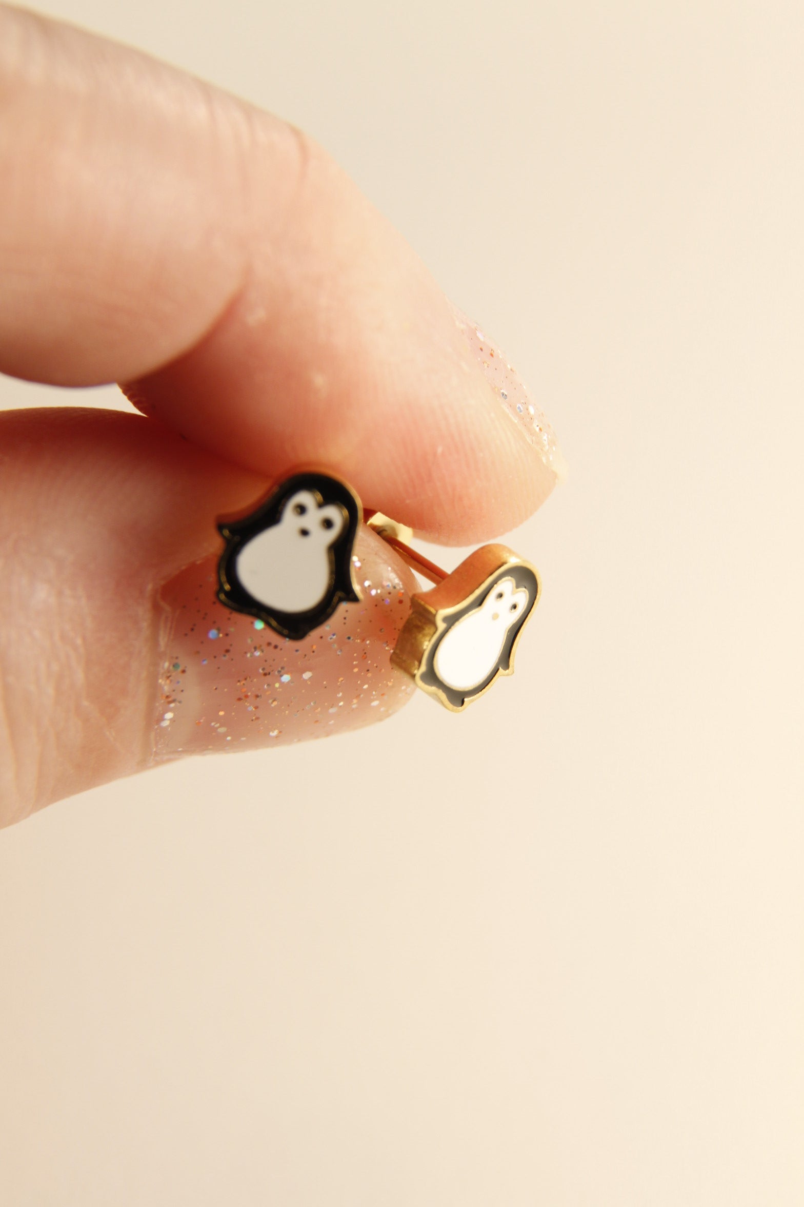 Penguin Stud Earrings Winter Holiday Jewelry Christmas Gift