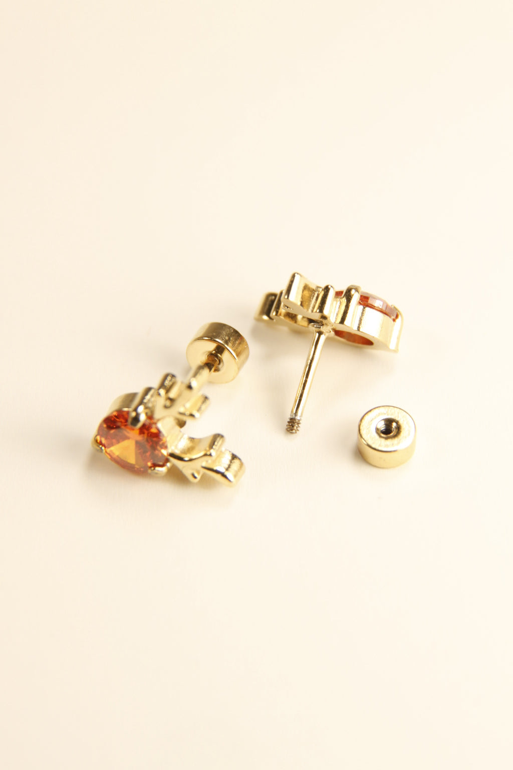 Rudolph Reindeer Stud Earrings | Christmas Gift Jewelry