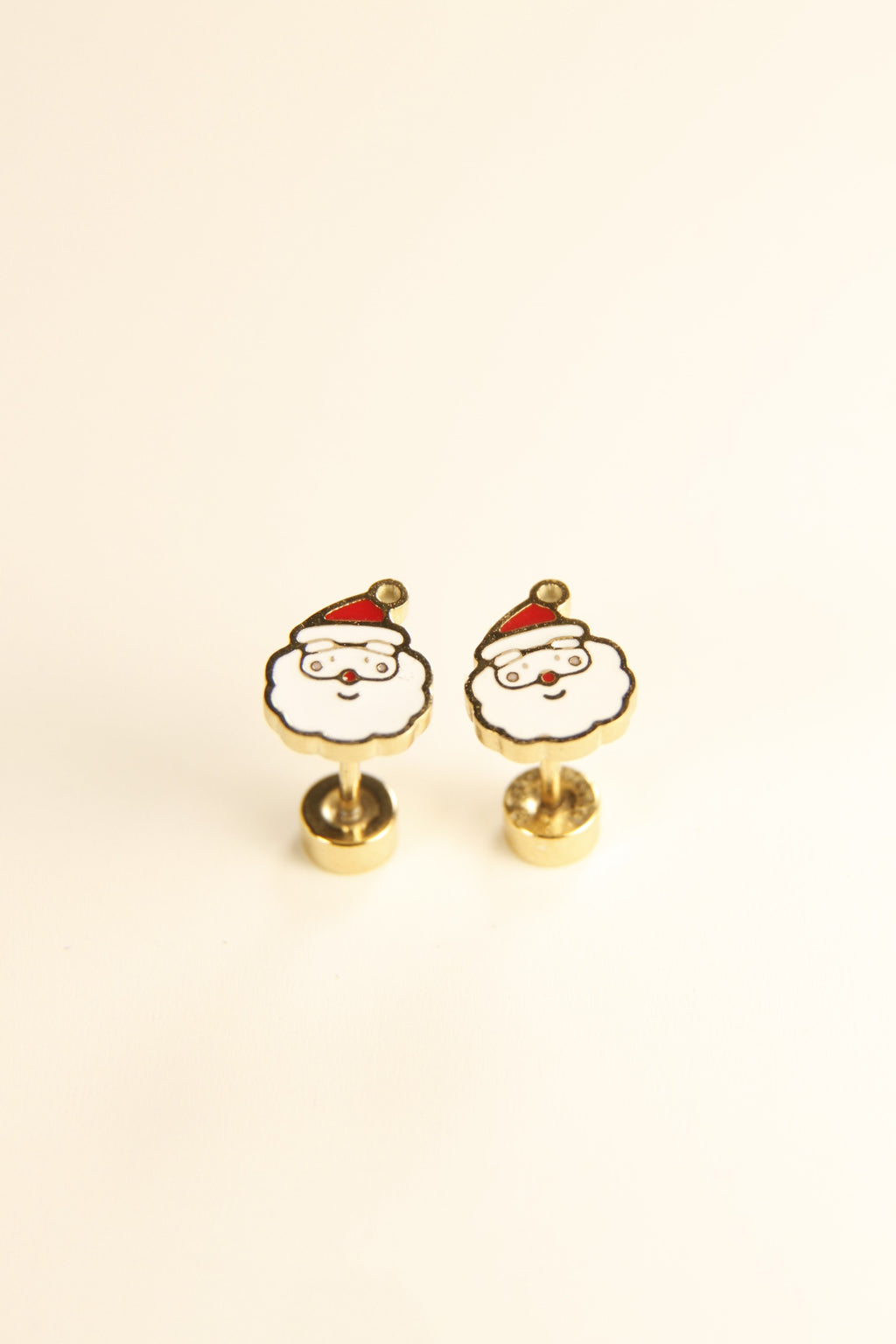 Santa Claus Stud Earrings Christmas Gift Holiday Jewelry