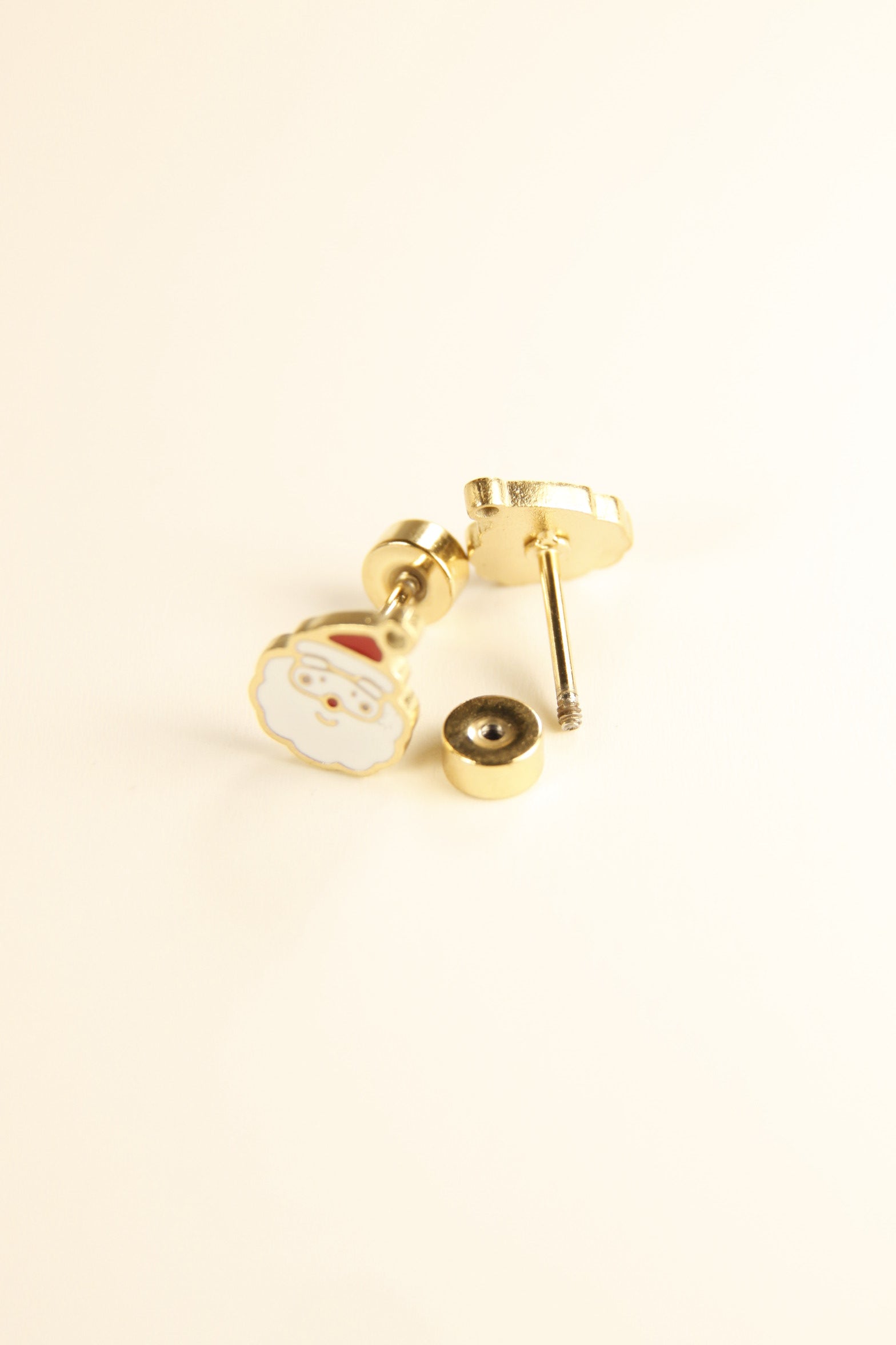 Santa Claus Stud Earrings Christmas Gift Holiday Jewelry