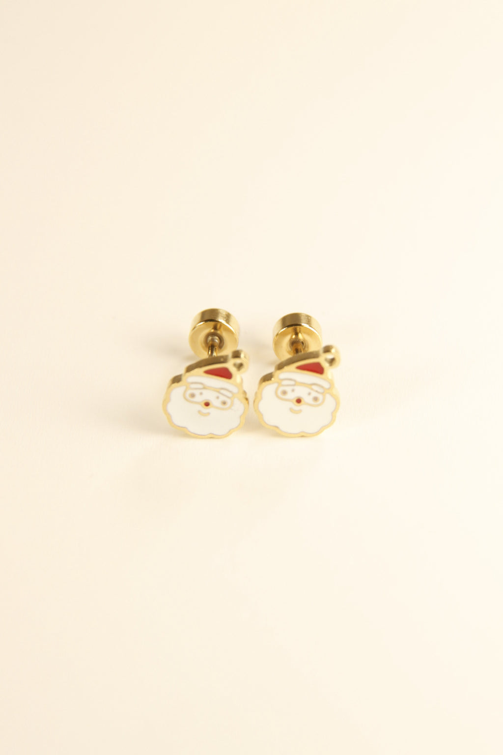 Santa Claus Stud Earrings Christmas Gift Holiday Jewelry