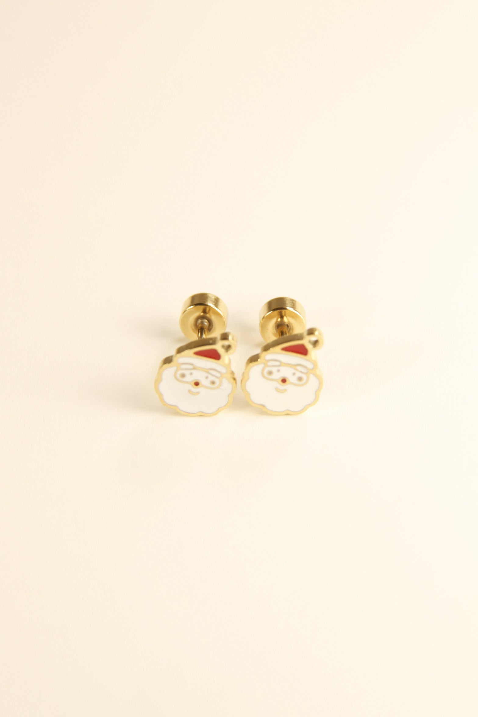 Santa Claus Stud Earrings Christmas Gift Holiday Jewelry