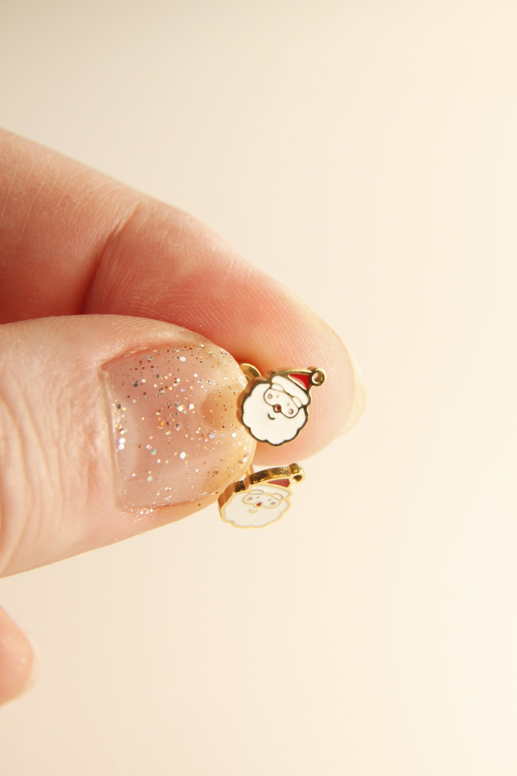 Santa Claus Stud Earrings Christmas Gift Holiday Jewelry