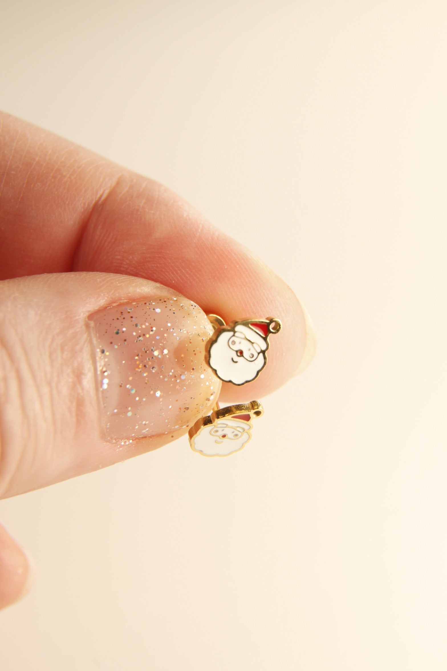 Santa Claus Stud Earrings Christmas Gift Holiday Jewelry